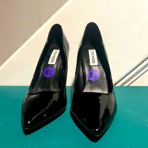 Steve Madden Glossy Black Heels